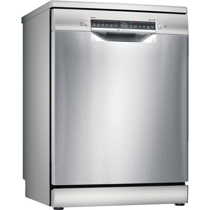 Bosch SMS4HTI01A Series 4 14-Place Setting Free Standing Dishwasher