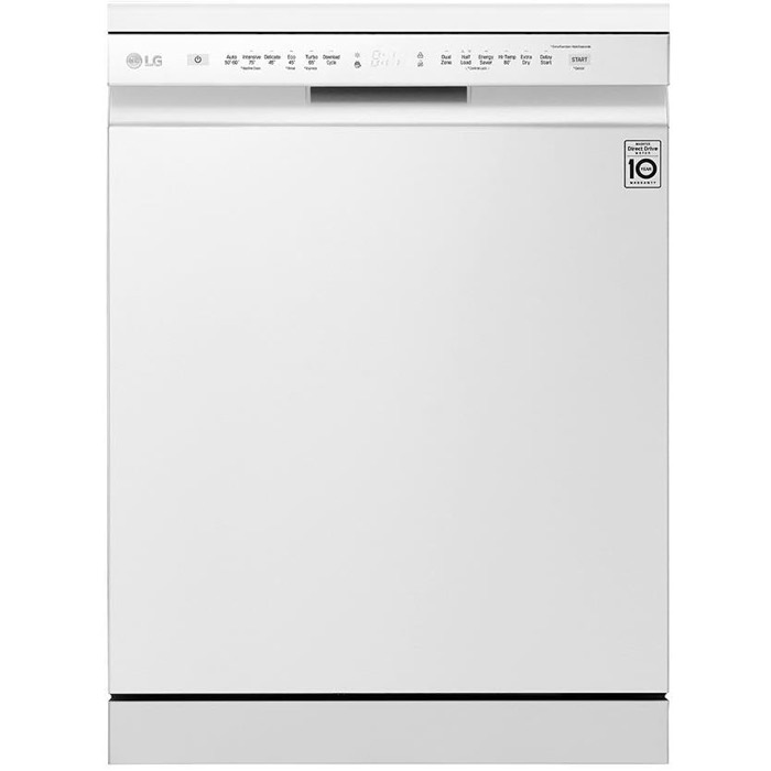 LG XD5B14WH QuadWash 14-Place Setting Freestanding Dishwasher