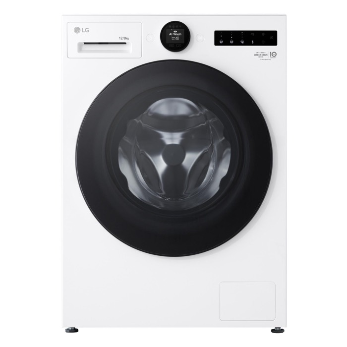 LG WXC10-1412W 12kg/8kg 10 Series AI Front Load Washer Dryer Combo
